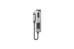 Alogic Adapter USB-C -> HDMI / VGA St/BU/BU MagForce