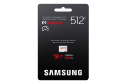SD MicroSD Card 512GB Samsung SDXC P9 Express (Class10) retail