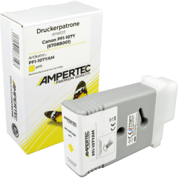 Ampertec Tinte ersetzt Canon PFI-107Y 6708B001 yellow