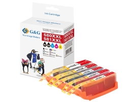 G&G Patronen 5er Set Canon PGI-580/ CLI-581...