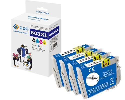 G&G XL-Druckerpatronen kompatibel mit Epson 603XL/Multipack