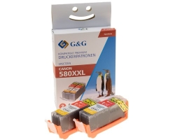 G&G XXL-Patronen 2er Set kompatibel mit Canon...