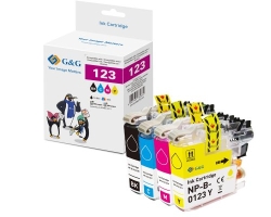 G&G XL-Druckerpatronen 4er Set Brother LC-123VALP...
