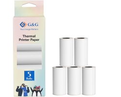 G&G Thermopapier 5 Stück 57x30 mm selbstklebend...