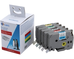 G&G 5er-Pack Schriftband für Brother...