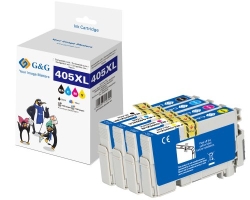 G&G XL-Druckerpatrone 4er Set für Epson 405XL MP...