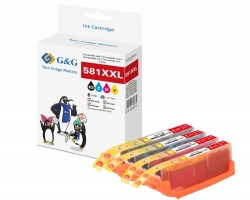 G&G XXL-Druckerpatronen 4er Set Canon CLI-581XXL...
