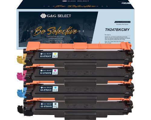 G&G Select Toner 4er Set für Brother TN-247CMYK BK/C/M/Y