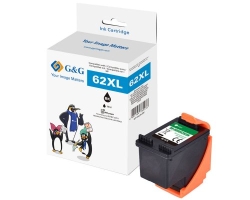 G&G XL- Patrone kompatibel mit HP 62XL/ C2P05AN Schwarz