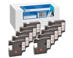G&G Schriftband 10ner Set für DYMO D1/ S0720530/...
