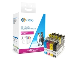 G&G XL- Druckerpatronen 4er Set für Brother...