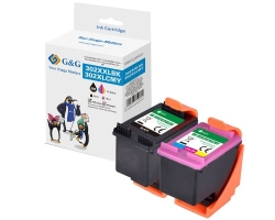 G&G Patronen Multipack kompatibel mit HP 302XL BK+COL