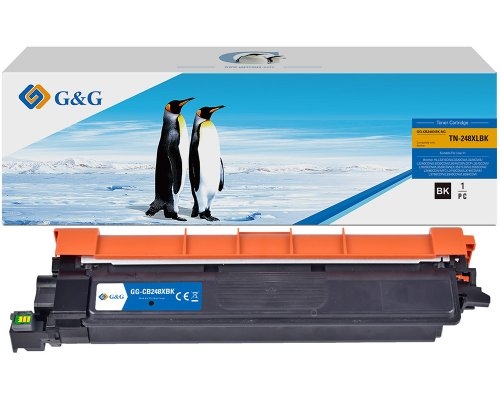 G&G Toner kompatibel mit Brother TN-248XL BK Schwarz