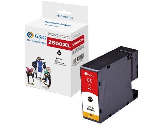 G&G Druckerpatrone kompatibel mit Canon PGI-2500XLBK