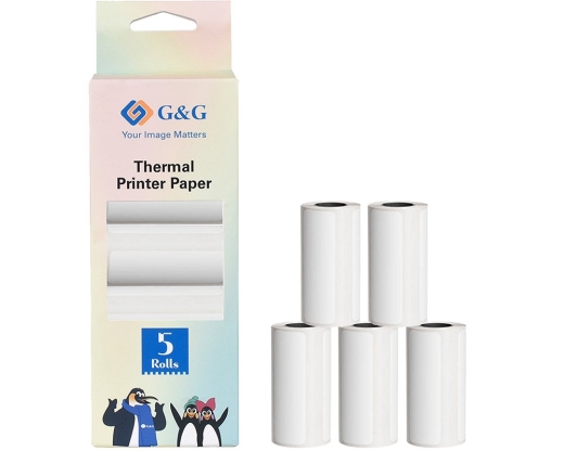 G&G Thermopapier-Etiketten 5 x 148 Stück 57mm x 15mm