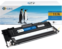 G&G Toner kompatibel mit HP 117A/ W2070A BK Schwarz