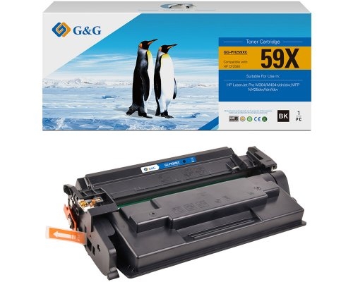 G&G XL-Toner kompatibel mit HP 59X/ CF259X MIT CHIP