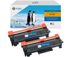 G&G XL-Toner 2er Set kompatibel mit Brother TN-2420