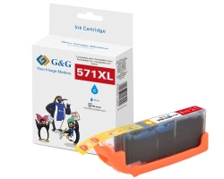 G&G HXL-Patrone kompatibel mit CLI-571XLC/ 0332C001