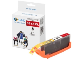 G&G XXL-Patrone kompatibel mit Canon CLI-581BK XXL