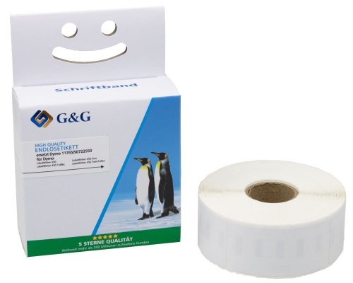 G&G Etiketten 500 Stück für DYMO 11355 / S0722550