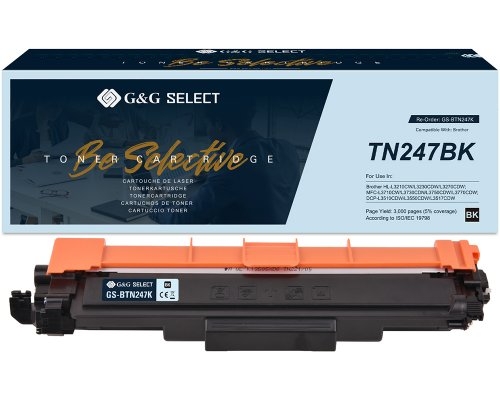 G&G Select Toner kompatibel mit Brother TN-247BK