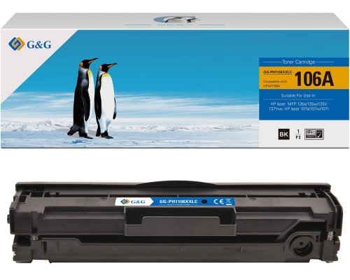 G&G XXL-Toner kompatibel mit HP 106A/ W1106A