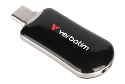 USB-Stick 128GB Verbatim 3.2 Typ C Plectra Flash Drive black