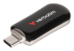 USB-Stick 256GB Verbatim 3.2 Typ C Plectra Flash Drive black