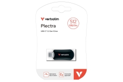 USB-Stick 512GB Verbatim 3.2 Typ C Plectra Flash Drive black