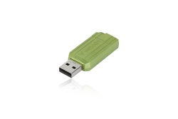 USB-Stick 64GB Verbatim 2.0 Pin Stripe Eucalyptus Green