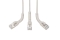 DIGITUS Patchkabel abw.CAT 6A F/FTP Kupfer,3m, grau