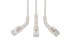 DIGITUS Patchkabel abw.CAT 6A F/FTP Kupfer,5m, grau