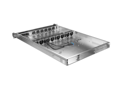 LANBERG 19 Server Gehäuse Rackmount E-ATX 650/12 1U sw