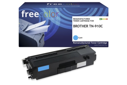 Freecolor Toner Brother TN-910C cyan 9000 Seiten