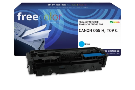 Freecolor Toner Canon 055H (3019C002) cyan 5900 Seiten remanufactured