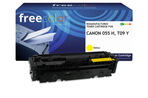 Freecolor Toner Canon 055H (3017C002) yellow 5600 Seiten remanufactured