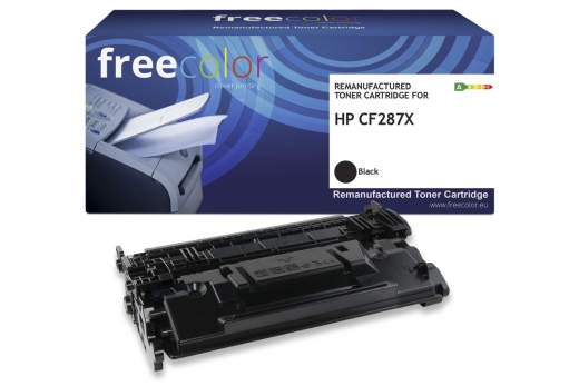 Freecolor Toner HP 87X (CF287X) black 24000 Seiten remanufactured