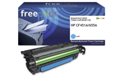 Freecolor Toner HP 655A (CF451A) cyan 10500 Seiten...