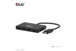 Club3D Multi Streaming Transport Hub 1xDP->4xDP 4K30Hz