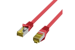 EFB RJ45 Patchk. Cat.6a S/FTP LSZH Cat.7 Rohk. 0.15m rot