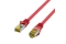 EFB RJ45 Patchk. Cat.6a S/FTP LSZH Cat.7 Rohk. 0.15m rot