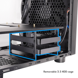 Chieftec Geh MIDI CUBE CI-03B-OP (B) 2xUSB3.0/1xUSB3.2
