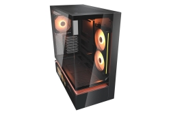 COUGAR Gehäuse Midi-Tower CFV235 Vision, ARGB, Glas, Schwarz