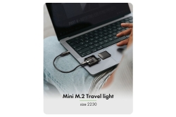 Geh. IcyBox für NVMe M.2 10Gbps USB3.2 GEN2 Type-C