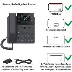 GEQUDIO GA-3 Telefon mit Anrufbeantworter