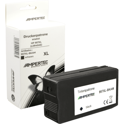 Ampertec Tinte ersetzt HP L0R40AE 957XL schwarz