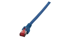 EFB RJ45 Patchkabel S/FTP Cat.6A LSZH 0.15m blau