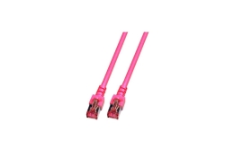 EFB RJ45 Patchkabel S/FTP Cat.6A LSZH 0.15m magenta
