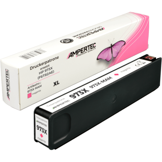 Ampertec Tinte ersetzt HP F6T82AE 973X magenta